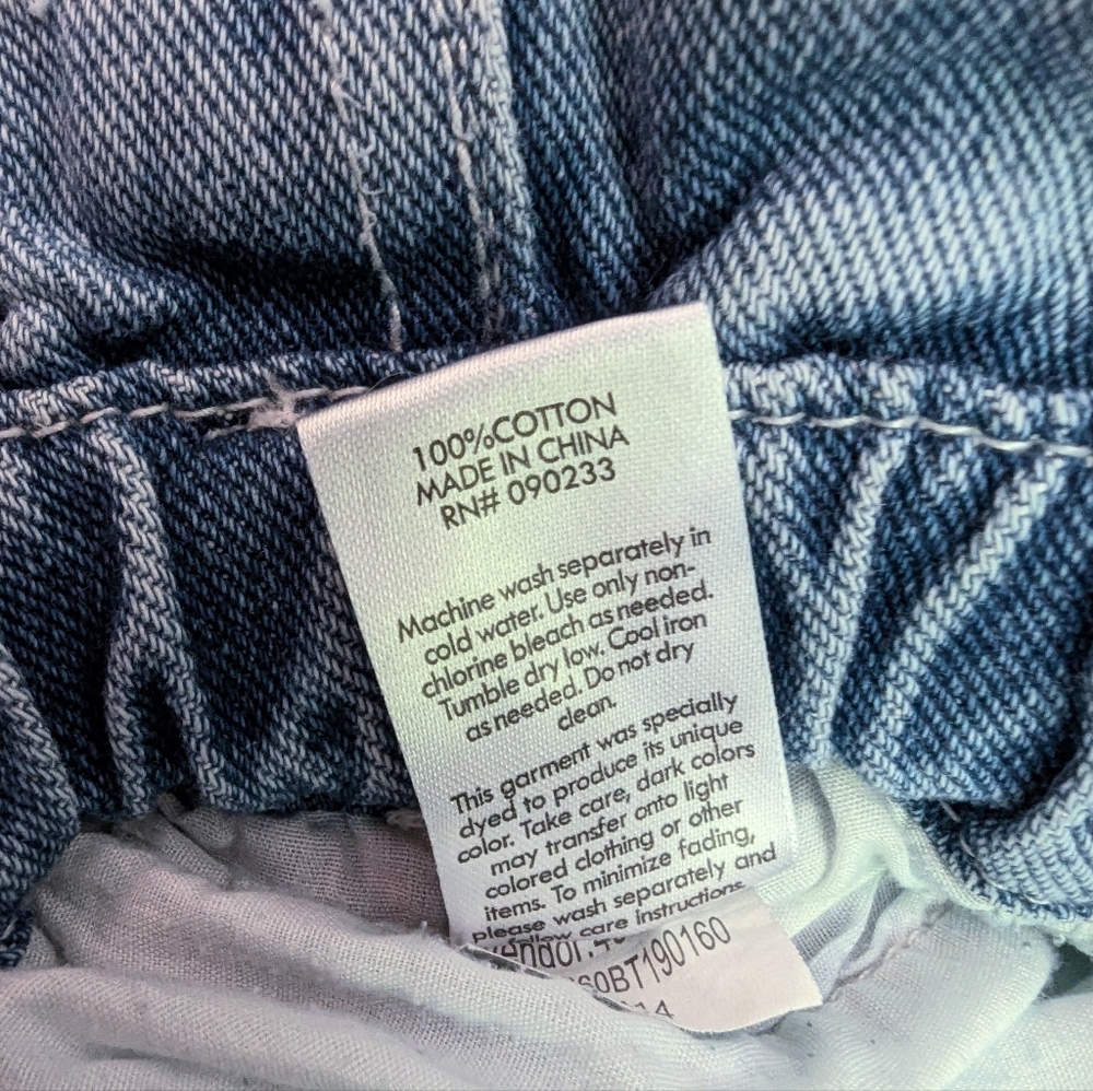 PacSun Mom Jean - 100% Cotton - Light Wash - High Waist - Relaxed Fit - Size 29 - Picture 6 of 7